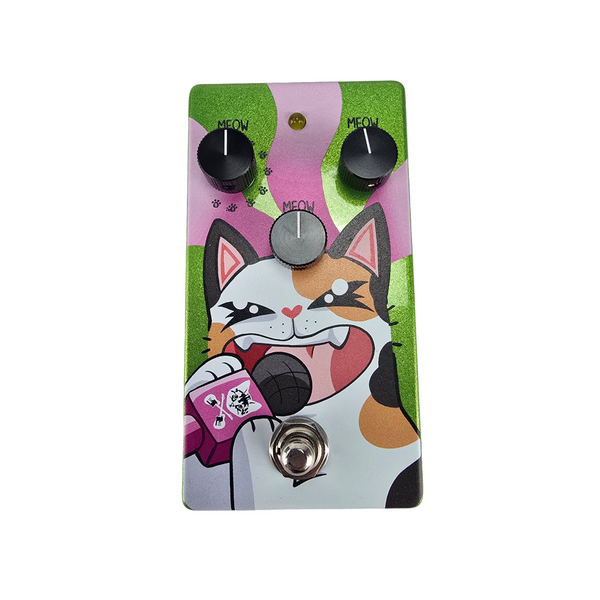 The Meowdulator - Cat Synth Pedal - B's Music Shop Cusack Effects w/ Box and Paperwork