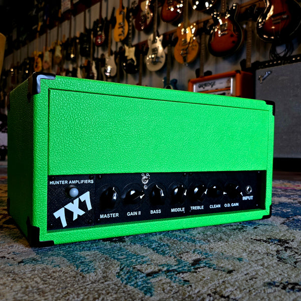 Hunter Amplifiers - 7x7 Custom Tube Amp Head - 18-watts - Green