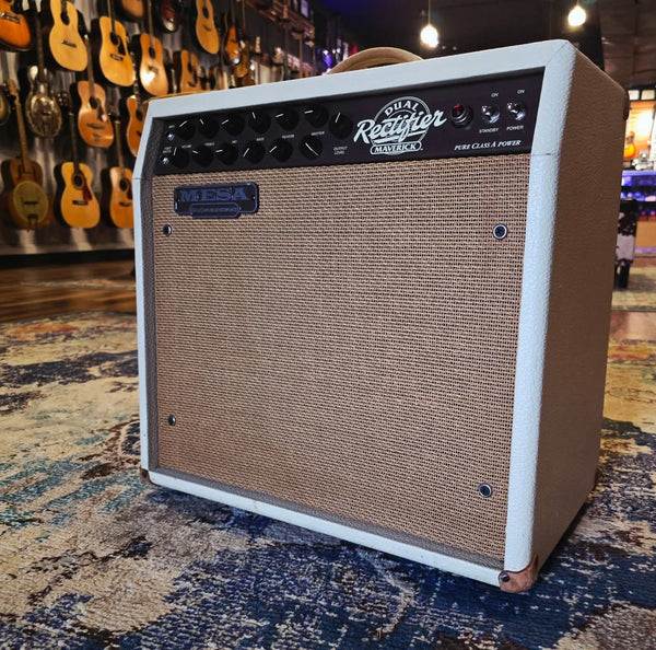 Used Mesa/Boogie Dual Rectifier Maverick 1x12 Tube Combo Amp - Blonde w/Cover
