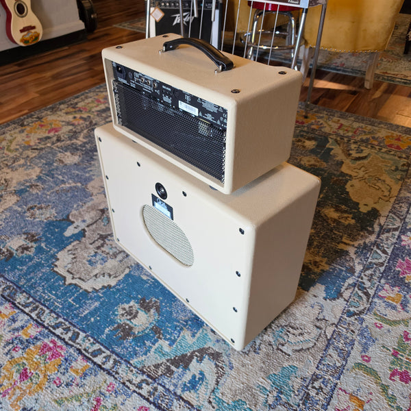 Used PRS DGT 15 Head + Cabinet Stack - 15-watts - 1x12 - White - w/Footswitch