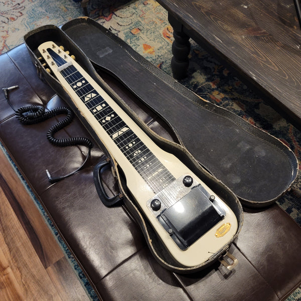 1966 Valco Supro Comet S410H Lap Steel w/ Original Case and Cable