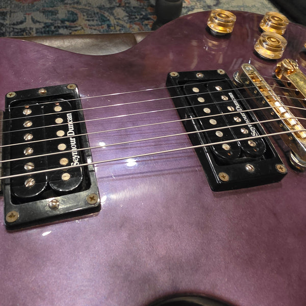 1975 Gibson Les Paul Deluxe - Refin - Purple - Humbucker - w/Hard Case