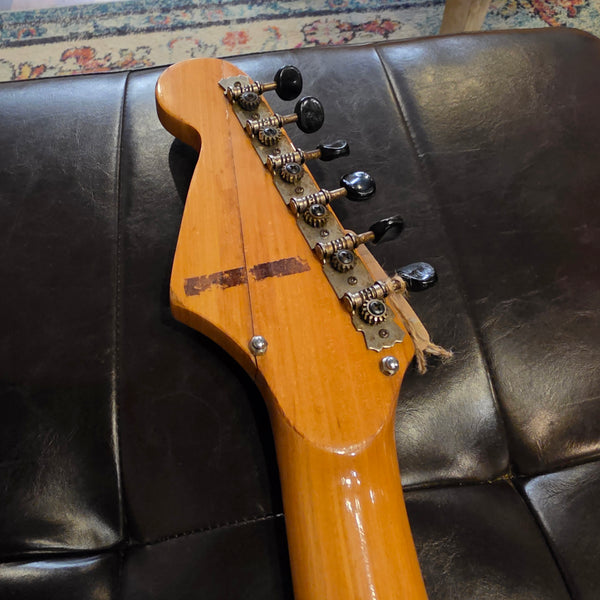 1970 Teisco Del Ray ET-310N - Japan - Spectrum 3-Pickup - Floral Guard - Green Burst - Tremolo