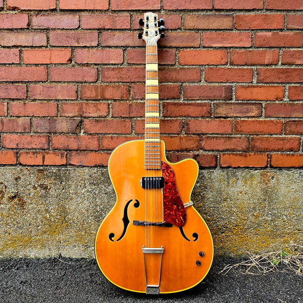 1950s ? 1960s? El Ray Electric Archtop - Made in Italy - w/Hardshell Case