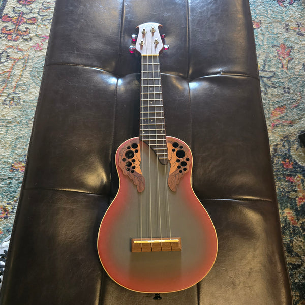 Used Ovation Applause Concert Ukulele - Plum Burst