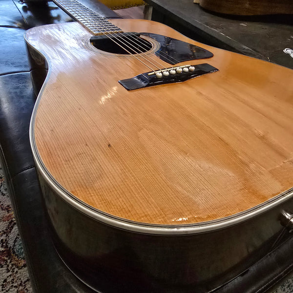 1977 Tama Hoshino TW-09 - Natural - Dreadnaught w/ Pickup and Case