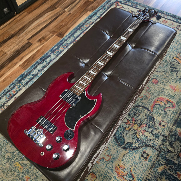 2006 Epiphone EB-3 Bass - Cherry Red - w/Gig Bag