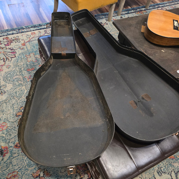 Vintage 1960s Kay Molded Hardshell Guitar Case - Grey/Black