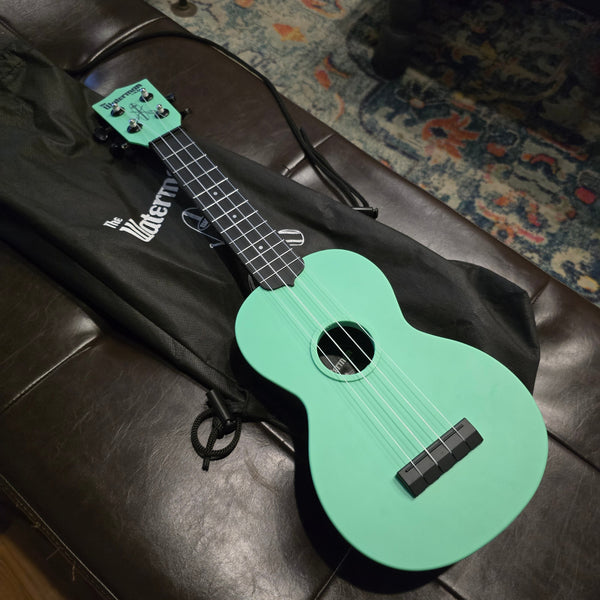 Used Kala Waterman Seafoam Green Soprano Ukulele w/ Bag