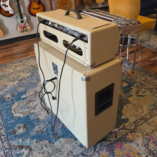 Used Fender Super-Sonic 60 Stack - Head + 4x12 Cabinet - Blonde