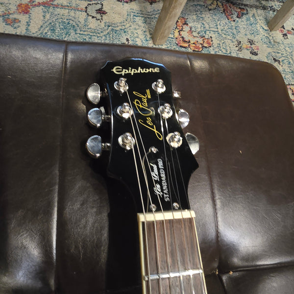 2012 Epiphone Les Paul Standard Pro - Honeyburst Flametop - w/ Gig Bag