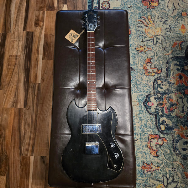 1970 Guild S-50 - Black - w/ Case