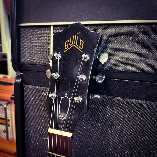 1970 Guild S-50 - Black - w/ Case