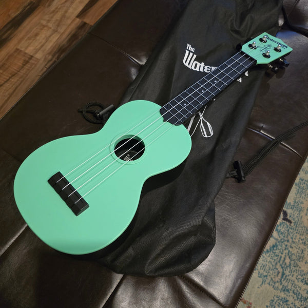 Used Kala Waterman Seafoam Green Soprano Ukulele w/ Bag