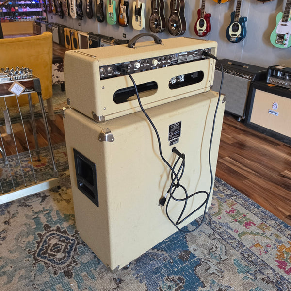 Used Fender Super-Sonic 60 Stack - Head + 4x12 Cabinet - Blonde