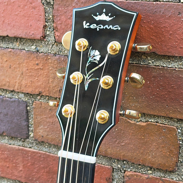 Kepma GA1-120 Elite Series - All Solid - Natural - Grand Auditorium - w/Case