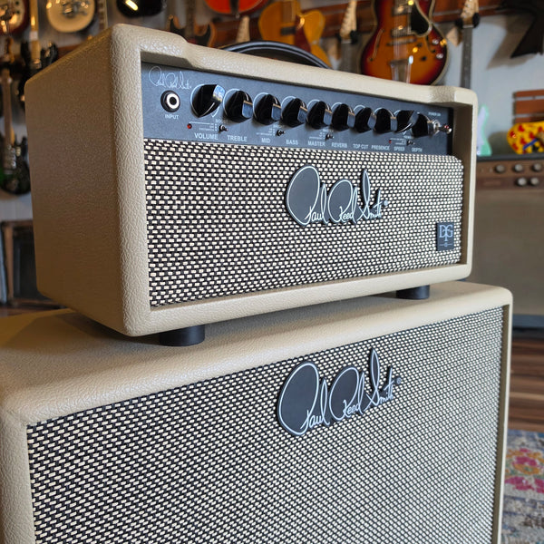 Used PRS DGT 15 Head + Cabinet Stack - 15-watts - 1x12 - White - w/Footswitch