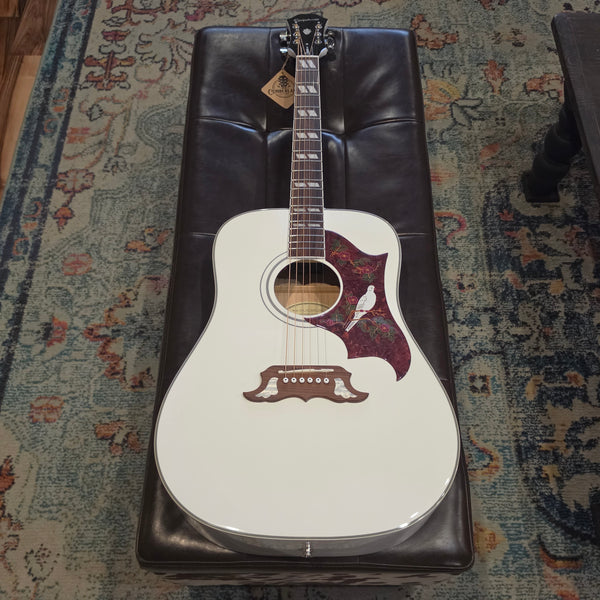 2025 Epiphone Dove Pro - Limited Edition - Acoustic Electric - Alpine White