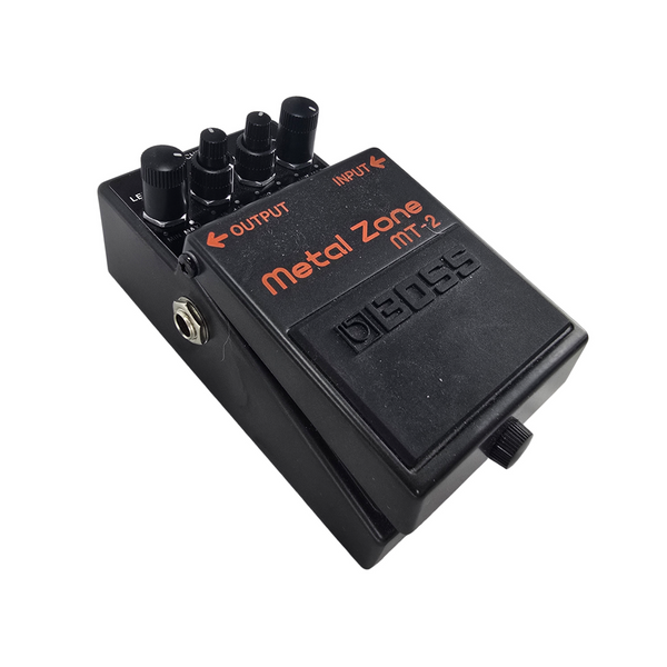 Used BOSS MT-2 Metal Zone w/ Box, Paperwork, and Poster