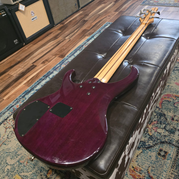 2001 Ibanez BTB 405QM - 5-String Bass - Translucent Purple - w/Hardshell Case