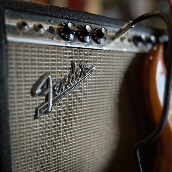 1972 Fender Vibrolux Reverb Combo - Silverface to Blackface Conversion - 2x10 Tube