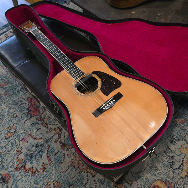 1977 Tama Hoshino TW-09 - Natural - Dreadnaught w/ Pickup and Case