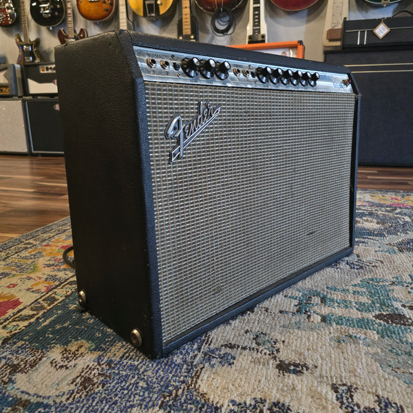 1972 Fender Vibrolux Reverb Combo - Silverface to Blackface Conversion - 2x10 Tube