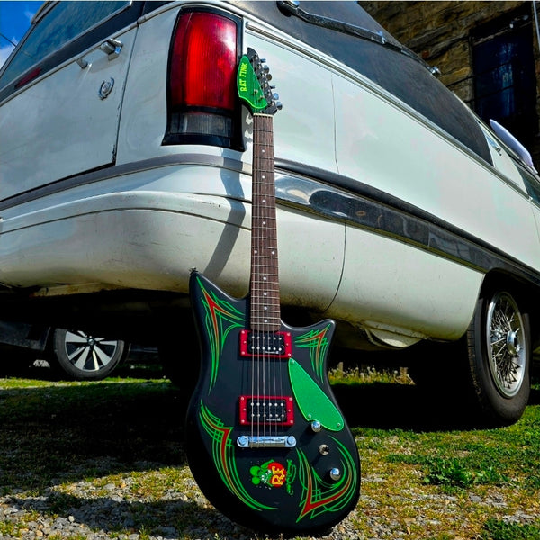 2002 Lace Ed "Big Daddy" Roth - Rat Fink - Black/Pinstripe - w/Coffin Case