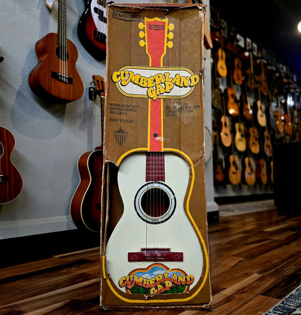 1960s Emenee - Cumberland Gap - Novelty Toy Guitar - w/Original Box
