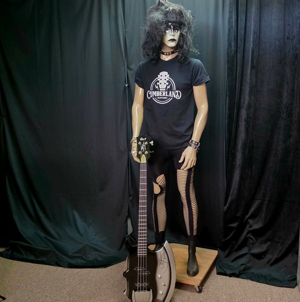 Axe Bass - Faux Gene Simmons Cort Bass - w/ Mannequin