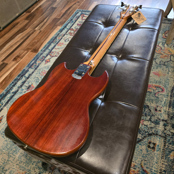 Early 1970s Kay K-1B Short Scale Bass - SG Body - w/ Gig Bag