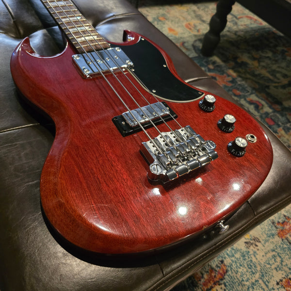 2015 Gibson USA SG Bass - Cherry - w/ OHSC