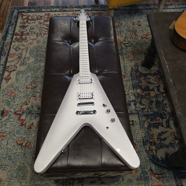 Chibson Snow Falcon Flying V - Not a Real Gibson
