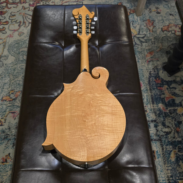 2012 The Lafferty LF5BWN Wide Neck Mandolin - F-Style - Natural - w/Case