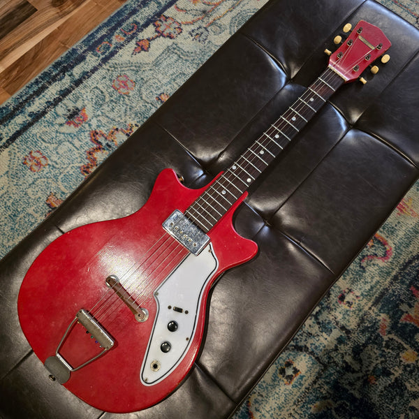 1964 Tosca Thunderstick - Valco Supro - Short-Scale - Red - w/ Original Case