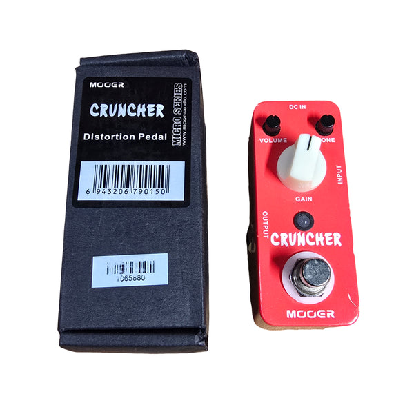 Used Mooer Cruncher - Hi-Gain Distortion Pedal - w/Box