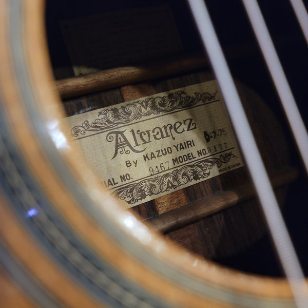 1975 Alvarez Yairi DY-77 Herringbone Dreadnaught - MIJ