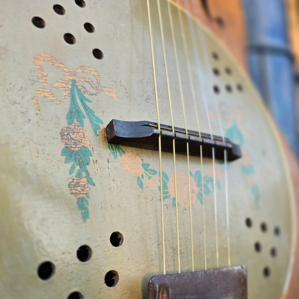 1930s Kay Del Oro "Fauxbro" Resonator Acoustic Guitar w/ Case