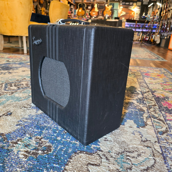 NEW OLD STOCK Supro Delta King 10 - Black & Black - Tube Combo