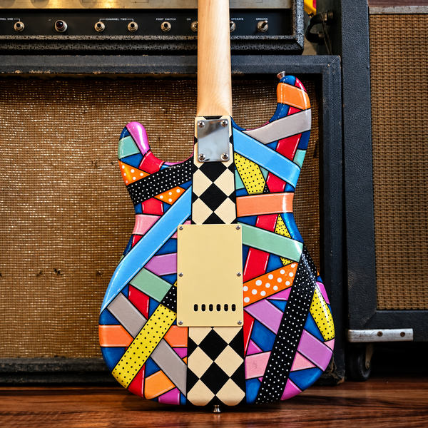 Lyman Artist Texture Series - Hand Painted - One-of-a-Kind Guitar - Multi-color - w/Gig Bag