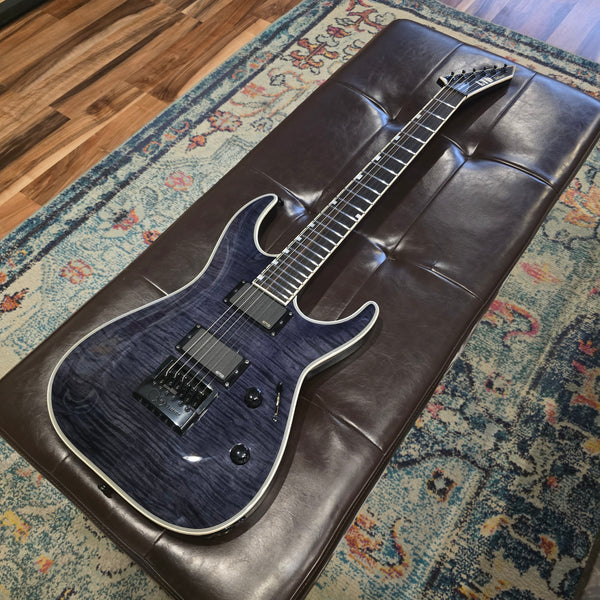 2020 ESP LTD MH-1000ET Deluxe - EverTune - 24v Mod - See Thru Black - w/Hard Case