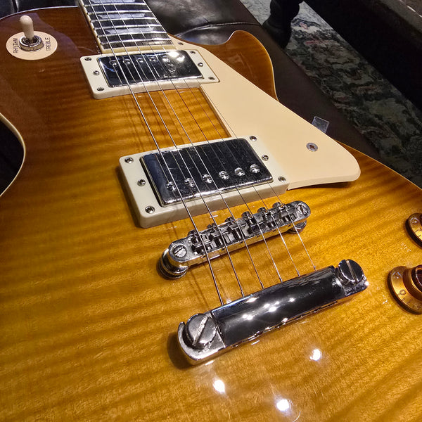 2012 Epiphone Les Paul Standard Pro - Honeyburst Flametop - w/ Gig Bag