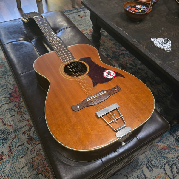 1972 Harmony H1269 12-String Acoustic - Natural - w/Original Case