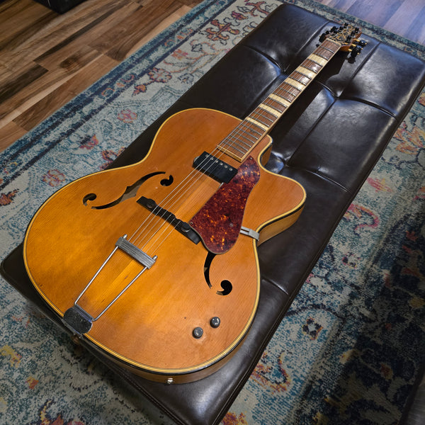 1950s ? 1960s? El Ray Electric Archtop - Made in Italy - w/Hardshell Case