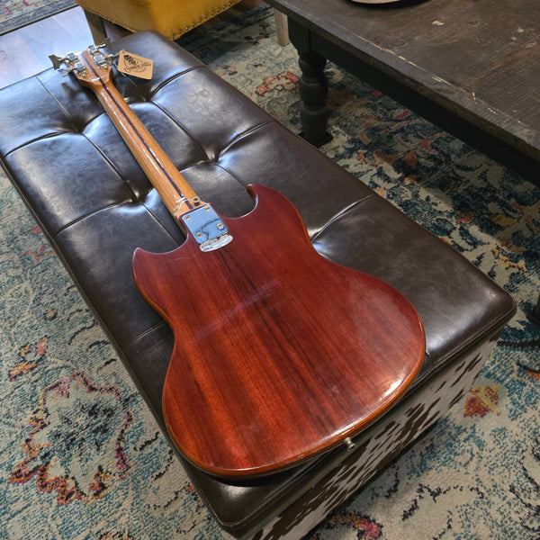 Early 1970s Kay K-1B Short Scale Bass - SG Body - w/ Gig Bag