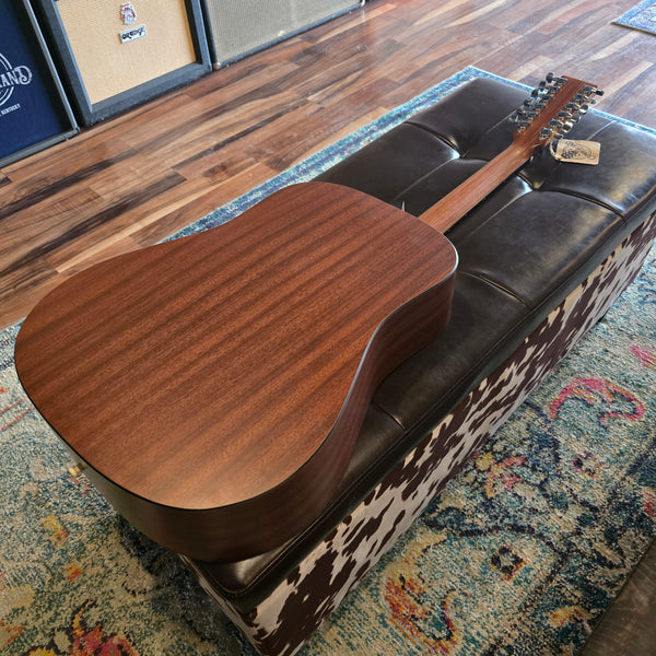 2017 Martin D12X1AE - 12-String Acoustic Electric Dreadnaught - Natural - w/Hardshell Case