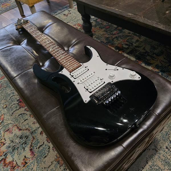 2022 Ibanez Steve Vai Jem Jr. - JEMJRBK - Black