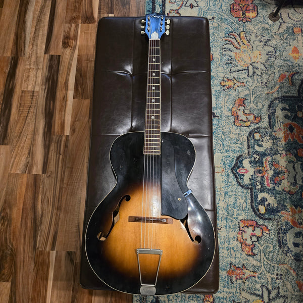 1962 Kay Archtop Acoustic Guitar - Sunburst - w/ Case