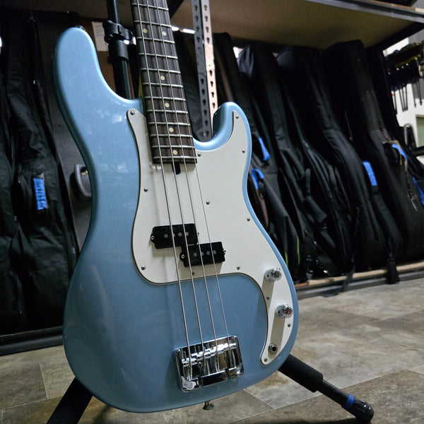 Mike Lull P4 Bass - Ice Blue Metallic - Brazilian Rosewood w/ Hardshell Case - P