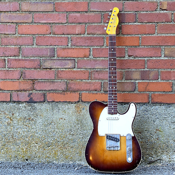 Fender Partscaster Parts Tele Telecaster Custom - Sunburst w/ Gig Bag